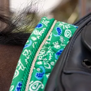 Dressage saddle pad for horses Kentucky Horsewear Paisley garden image-2