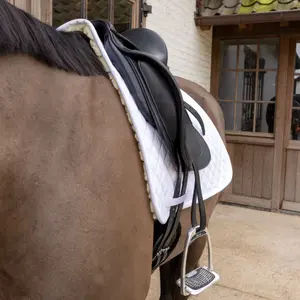 Jumping Saddle Pad Kentucky Horsewear Skin Friendly Sheepskin Diamond image-3