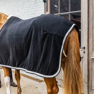 Polar fleece blanket for horse with braided cord Kentucky Horsewear image-3