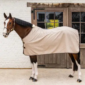 Αφρώδης κουβέρτα ξηρανσης για άλογα Kentucky Horsewear Heavy image-1