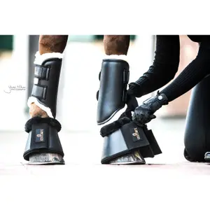 Offene Vorderbeingamaschen aus Leder Kentucky Turnout image-2