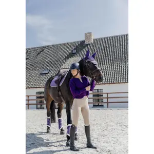 Closed velvet horse gaiters Kentucky Contrast image-1