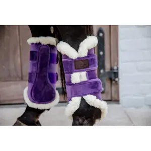 Closed velvet horse gaiters Kentucky Contrast image-5