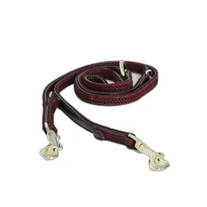 Braided nylon dog leash Kentucky 200 cm