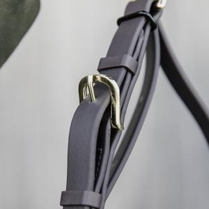 Præsentationssnor til hest i læder Kentucky image-6