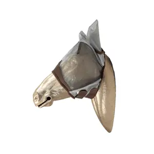 Anti-fly mask for horses with anti-uv ears and muzzle Kentucky Classic image-1