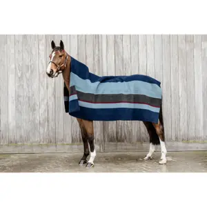Sous-couverture pour cheval séchante carré rayure Kentucky image-1