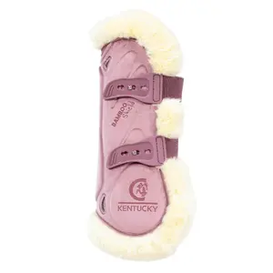 Wegańskie Ochraniacze z owczej skóry dla koni Kentucky Bamboo Elastic Velvet image-0