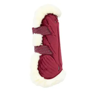 Gamaschen für Pferde aus veganem Schaffell Kentucky Bambus Elastic Velvet image-1