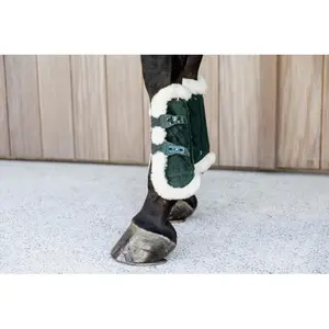 Botas de cavalo em pele de carneiro vegan Kentucky Bamboo Elastic Velvet image-4