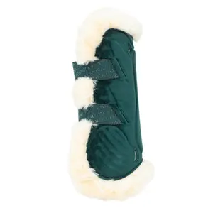 Botas de cavalo em pele de carneiro vegan Kentucky Bamboo Elastic Velvet image-1