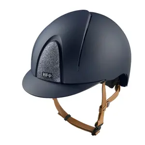 Casco de equitación con barbuquejo beige KEP Smart Nova Star Textile image-0