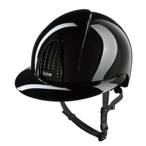 Riding helmet with polo visor KEP Smart Nova Metal Polish