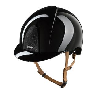 Beige ruiterhelm met kinband KEP Smart Nova Star Metal Polish