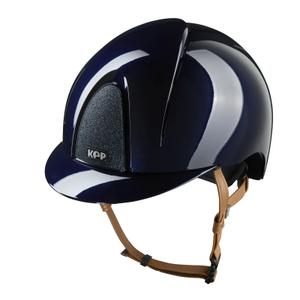 Beige ruiterhelm met kinband KEP Smart Nova Star Metal Polish