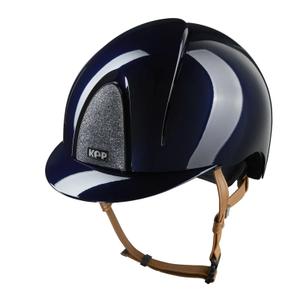 Beige ruiterhelm met kinband KEP Smart Nova Star Metal Polish