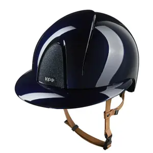 Casco de equitación con visera polo y barbijo beige KEP Smart Nova Star Metal Polish image-0