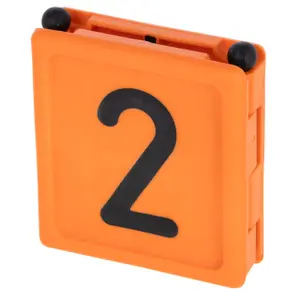 Nummerplaatje voor opvouwbare halsband Kerbl (x6)