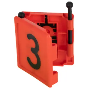 Nummerplaatje voor opvouwbare halsband Kerbl (x6) image-1