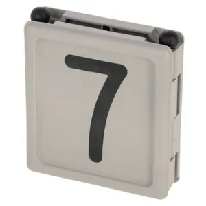 Nummerplaatje voor opvouwbare halsband Kerbl (x6)