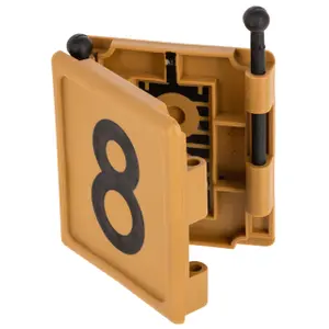 Nummerplaatje voor opvouwbare halsband Kerbl (x6) image-1