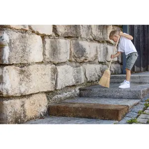 Mini Rice Straw Broom Kerbl image-2