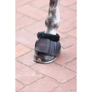 Pony Fleece Bell Boots Rubber Kerbl image-1