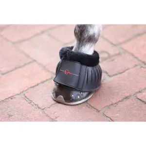 Pony Fleece Bell Boots Rubber Kerbl image-2
