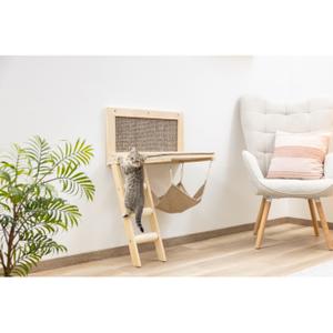 Cat Scratching Post Kerbl Timber image-1