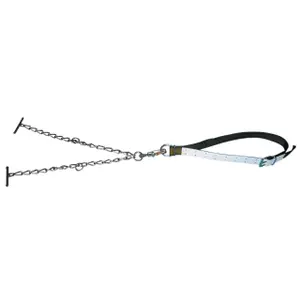 Double bull tie chain with secure closure Kerbl