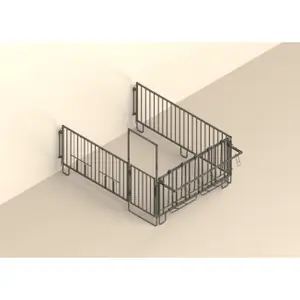 Individual kit, group 3 calves, zinc-plated, complete Kerbl