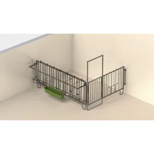 Individual kit, group 3 calves, zinc-plated, complete Kerbl image-3