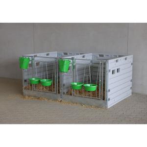 Self-supporting double-bay modular calf box Kerbl image-2