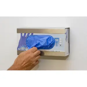 Wall-mounted glove holder in stainless steel Kerbl image-2