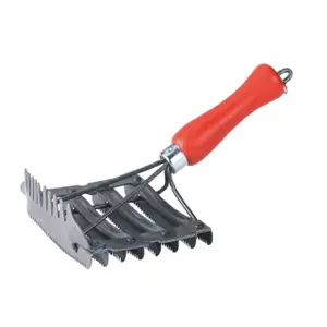 Etrille avec peigne crinière en acier 8 rangées Kerbl image-0