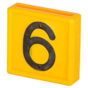 207486-numbered-marking-collar-to-slide-onto-the-bracelet-kerbl-n-6-x10-yellow-44x46-mm