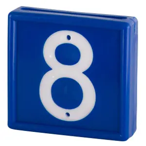 Nummeriertes Markierungsband zum Auffädeln auf das Armband Kerbl N°8 (x10) image-0