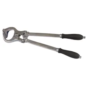 Stainless steel cattle castration clamp, black Kerbl