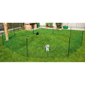 Double point rabbit enclosure net Kerbl RabbitNet image-1
