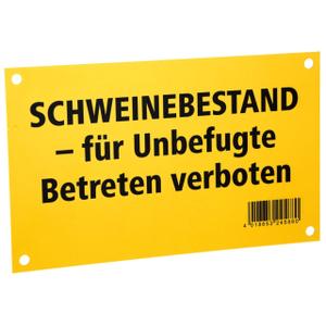 Pinnwand Schweine, für Unbefugte verboten Kerbl image-1