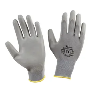 Guantes de trabajo de tejido fino Kerbl PU Gnitter (x6) image-0