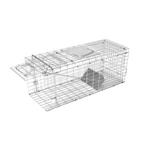 299678-single-entry-folding-rodent-traps-kerbl-alive-predator-ecoflex-silver-80x25x30-cm