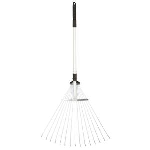 3210380-telescopische-hark-kerbl-zilver-zwart-140-cm