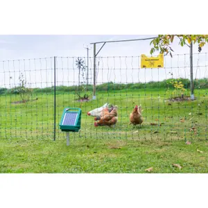 Set für Solar-Elektrozaun Kerbl PoultryNet All-In-One image-1