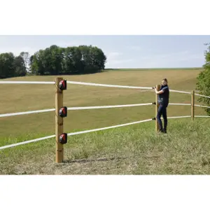 Système de fermeture porte flexible ruban Kerbl Flexigate image-1