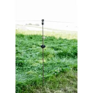 Paletto per recinzione in acciaio a molla con isolatore Kerbl (x10) image-1