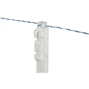 Palo di recinzione in PVC con isolatore Kerbl Premium (x5) image-4