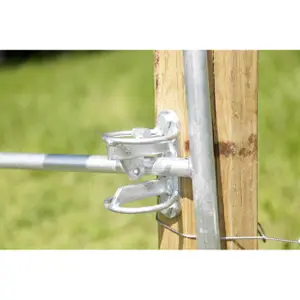 Barrière d'herbage zinguée réglable Kerbl 5 à 6m image-1