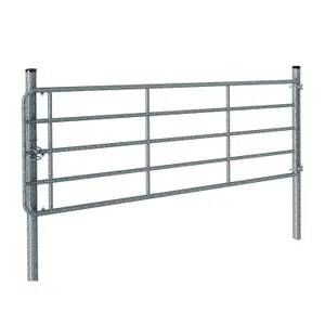 Piquet cloture pour barrière d'herbage zingué Kerbl image-1