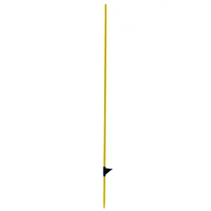 Piquet cloture fibre de verre rond avec bêche Kerbl (x10)